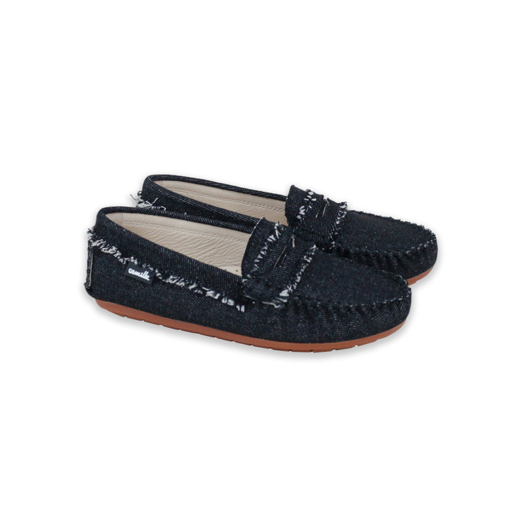 Camille Shoes Stella - Black Denim Camille Shoes Stella - Black Denim